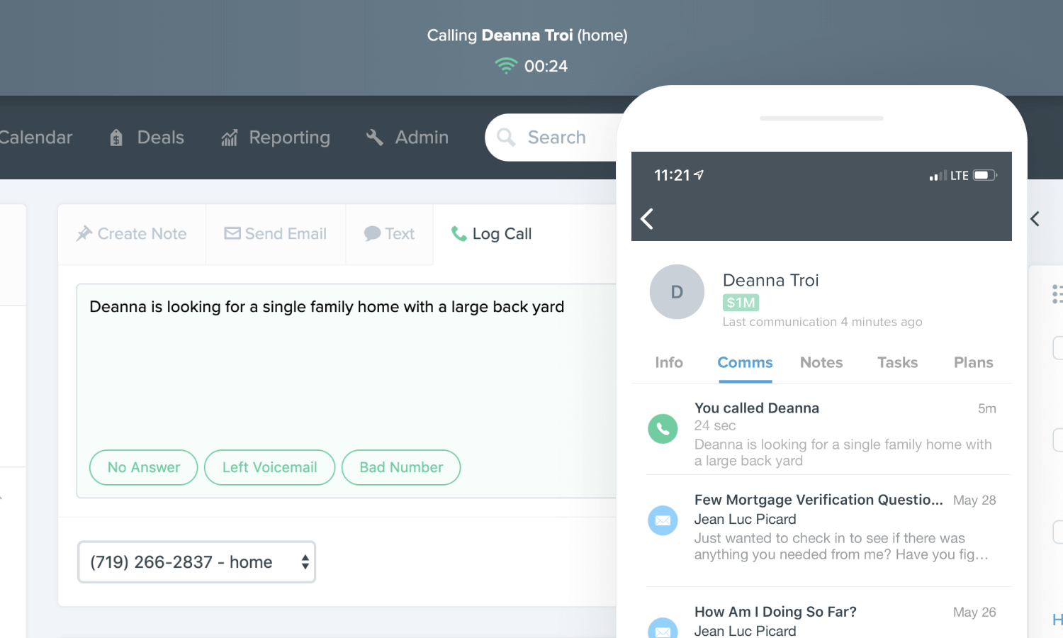 Desktop and mobile dial